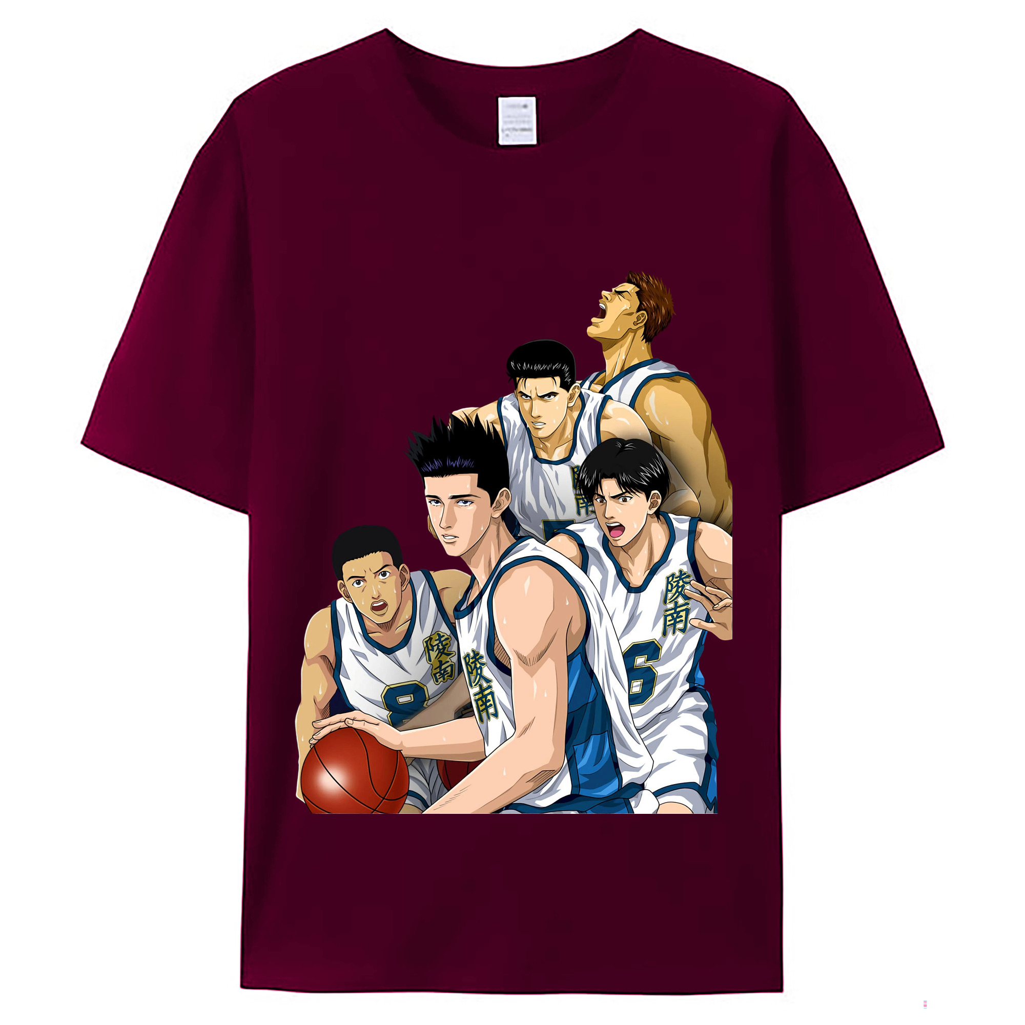 （画像用） SLAM DUNK／スラムダンク レディースカジュアルプリントTシャツ（綿100％）